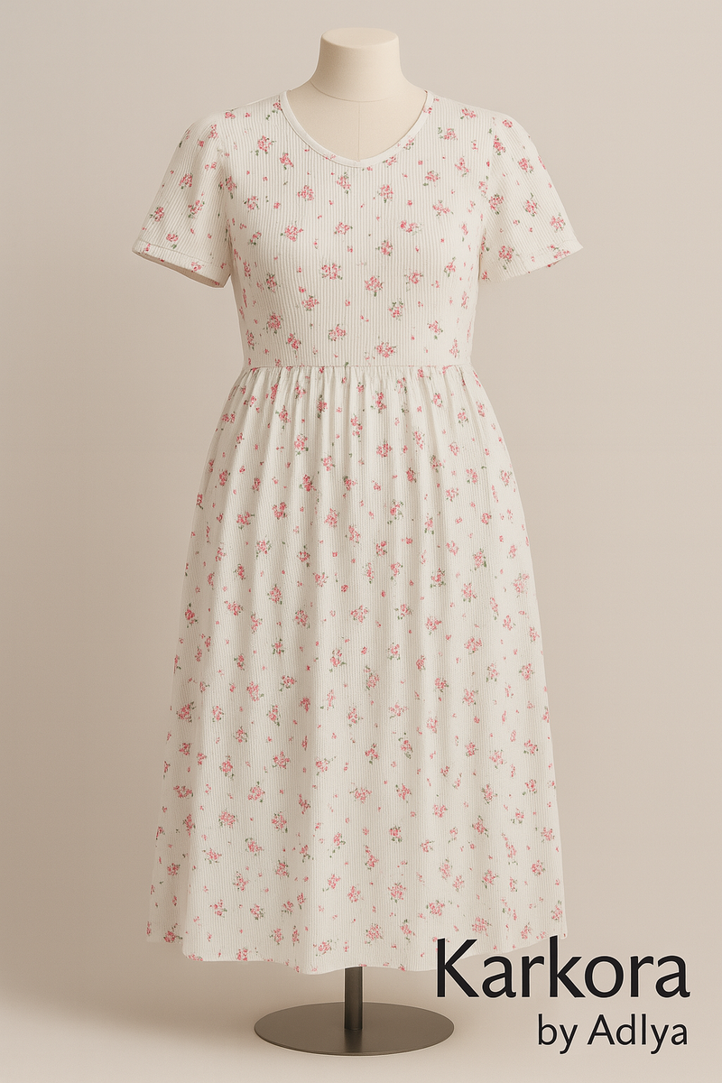 فستان قطن مريح