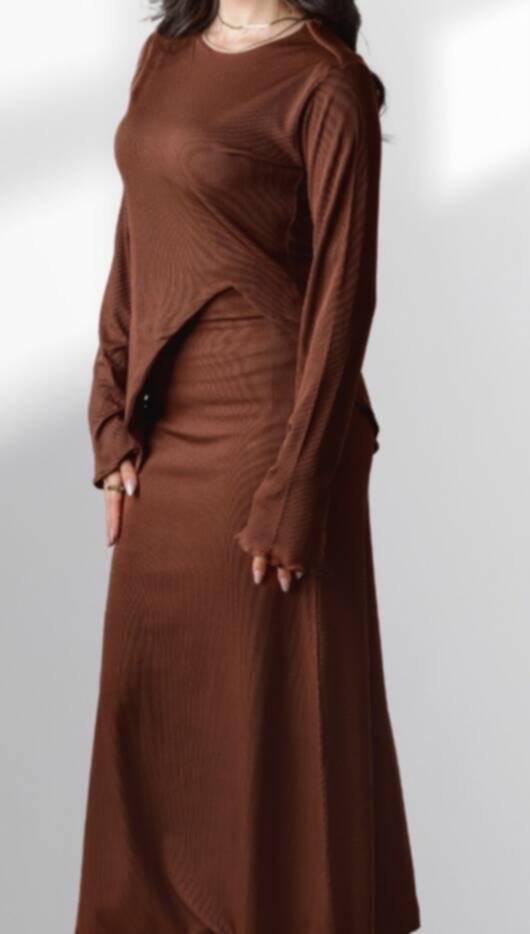 سوت جيب ريب مضلع الخامه خفيف حلوه اووي